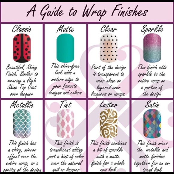 Jamberry nail wrap gala pink purple silver - Picture 8 of 8